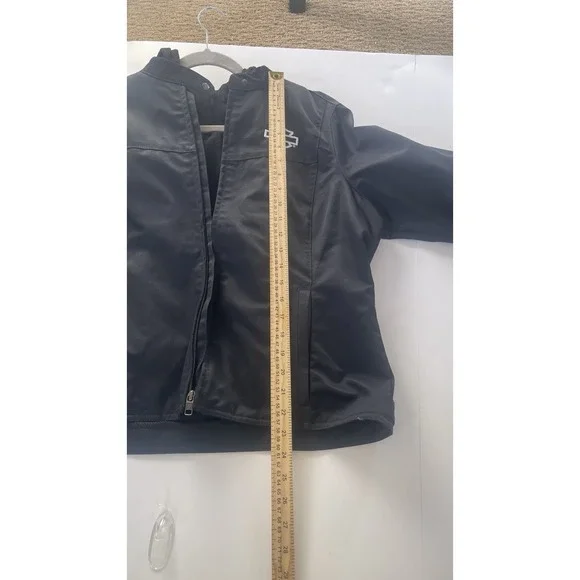 Harley Davidson Woman's Jacket Blue And Black - Picture 7 of 7